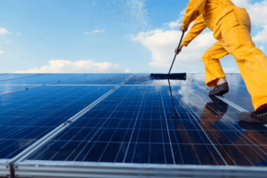 solar panel cleaning