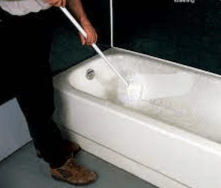 bathtub cleaning brush